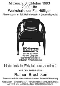 11. Roter Stuhl mit Rainer Brechtken