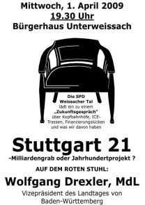 34. Roter Stuhl mit Wolfgang Drexler