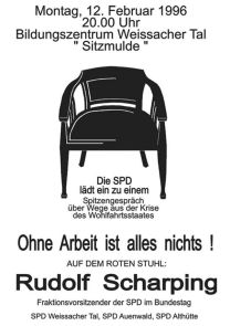 15. Roter Stuhl mit Rudolf Scharping
