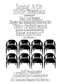 4. Roter Stuhl mit Robert Antretter